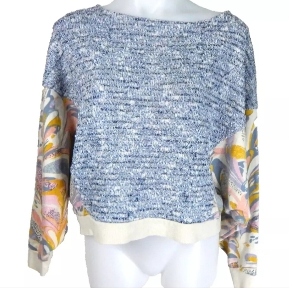 Saturday Sunday Anthropologie Flora Printed Sweatshirt - Picture 2 of 4